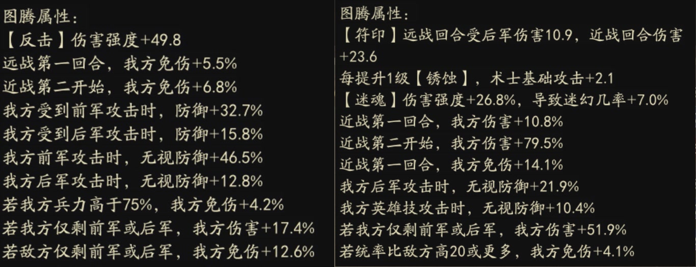 霸业手游S5图腾玩法进阶搭配